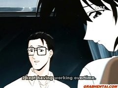 Zeichentrickporno Hentai - Hausfrau wird beim Bondage in beide Löcher gefickt
